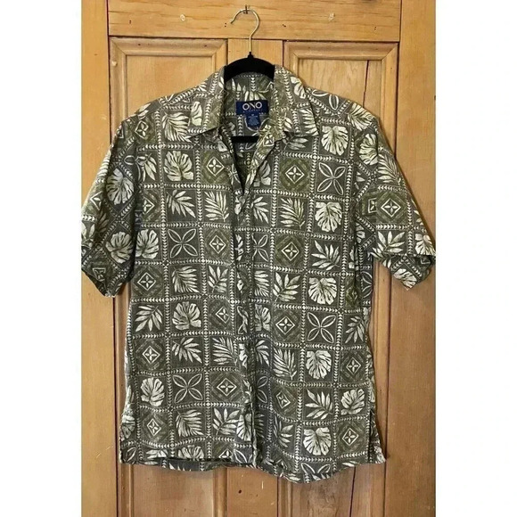 Ono & Company Mens 90s Vintage Hawaiian (2 Set) Shirt Size Medium Pink SP EXC - Picture 5 of 12